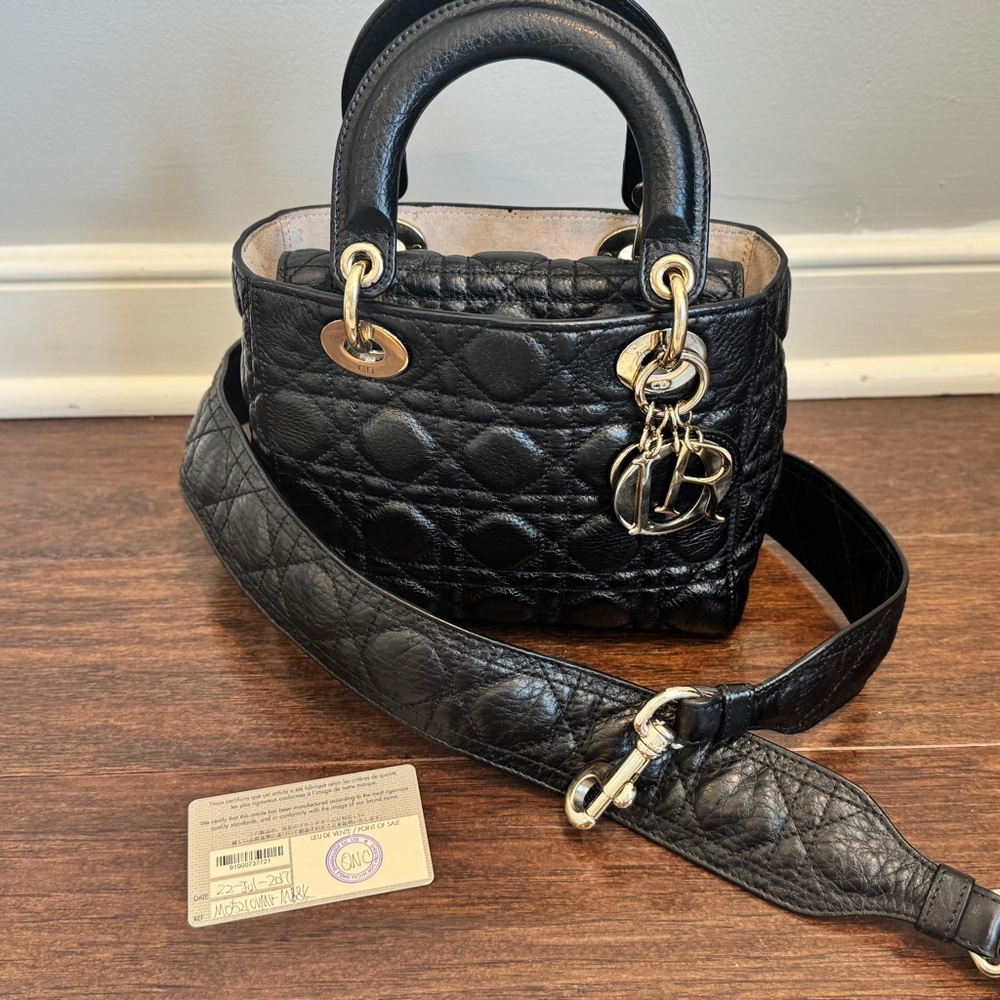 Christian Dior Lady Dior Cannage Handbag Small size - Picture 7 of 13